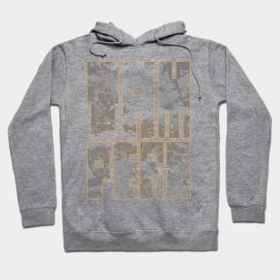 Tampere, Pirkanmaa, Finland City Map Typography - Bauhaus Hoodie